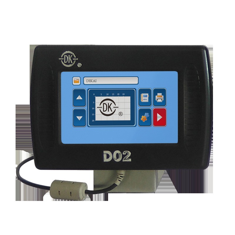 DIKAI D02 Thermal Transfer Overprinter with 24mm Print Head 200 DPI and 120 PPM Print Speed for Vertical Packer