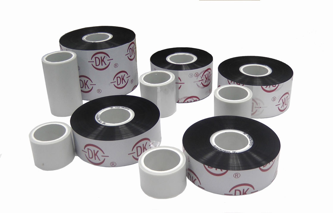 Batch Code Hot Stamp Black Thermal Transfer Ribbon Cold Proof 32mm Width