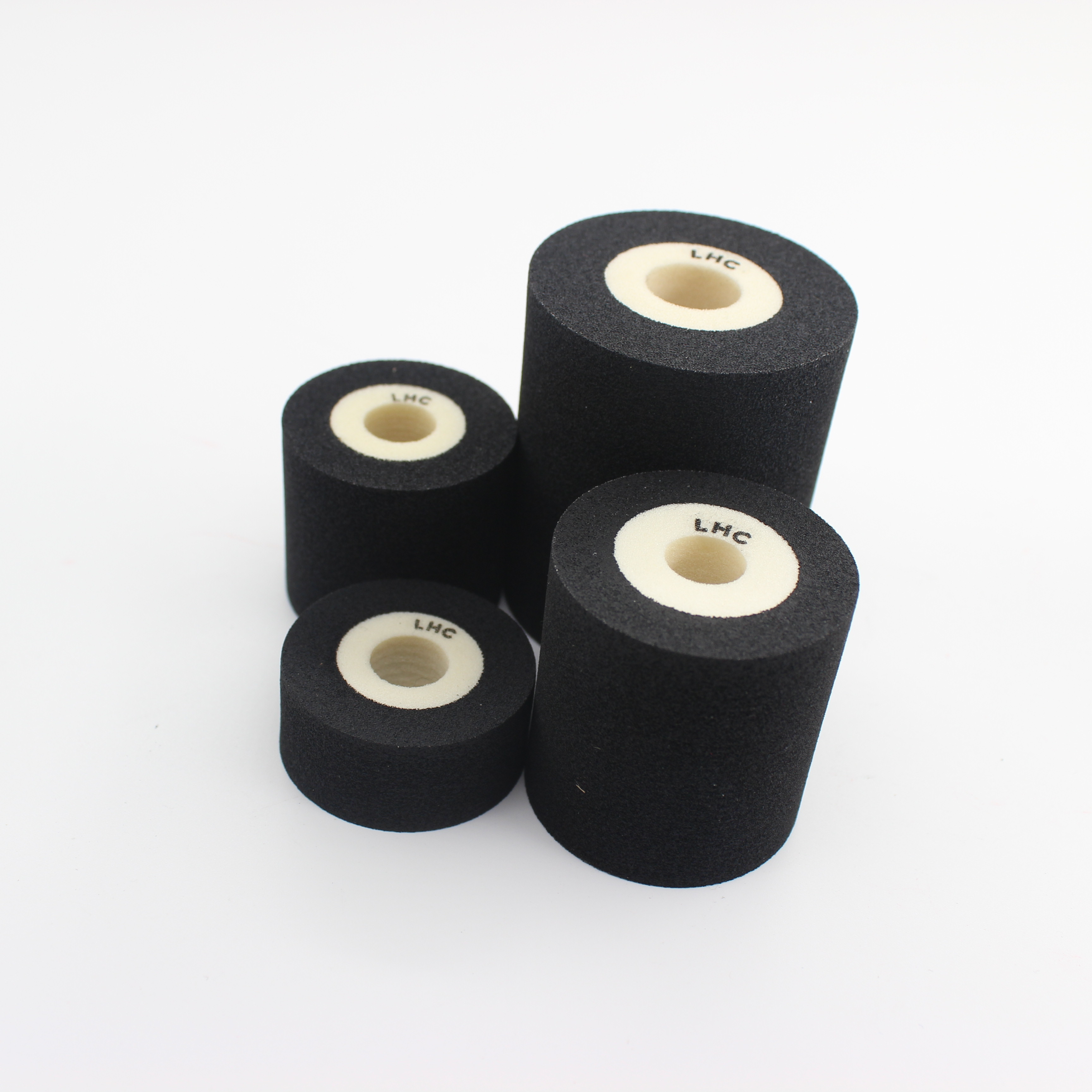 White Dry Hot Melt Ink Roller Adhesive 36mm Diameter 32mm Height