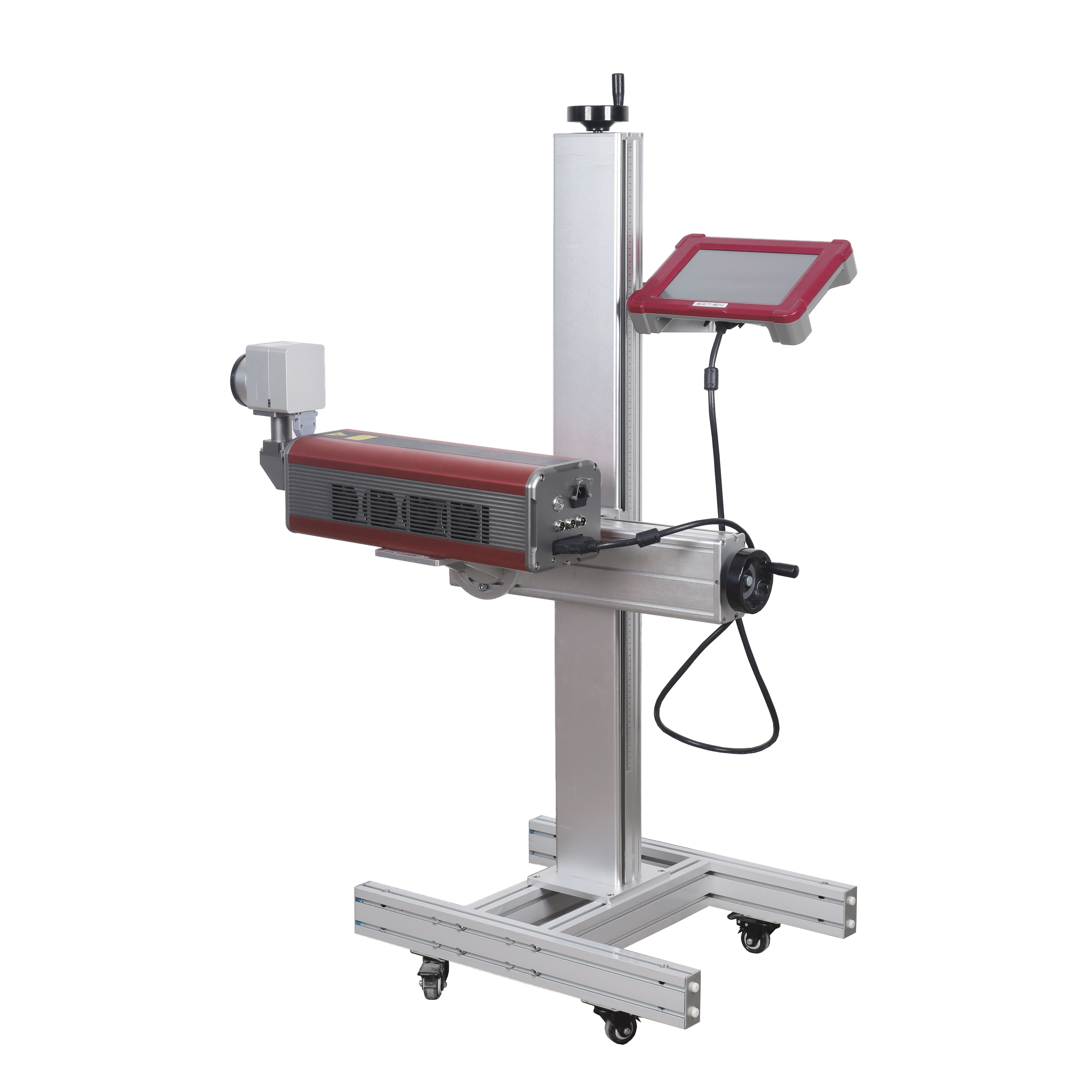 30W CO2 Laser Marking Machine Anodized Metal Engraving 110X110mm